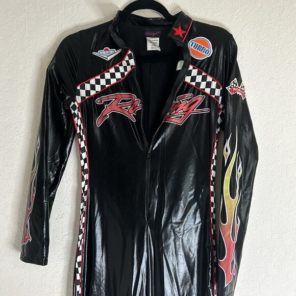 Dreamgirls - Size Medium- nascar racer costume- bodysuit- long sleeve- biker - Picture 2 of 6